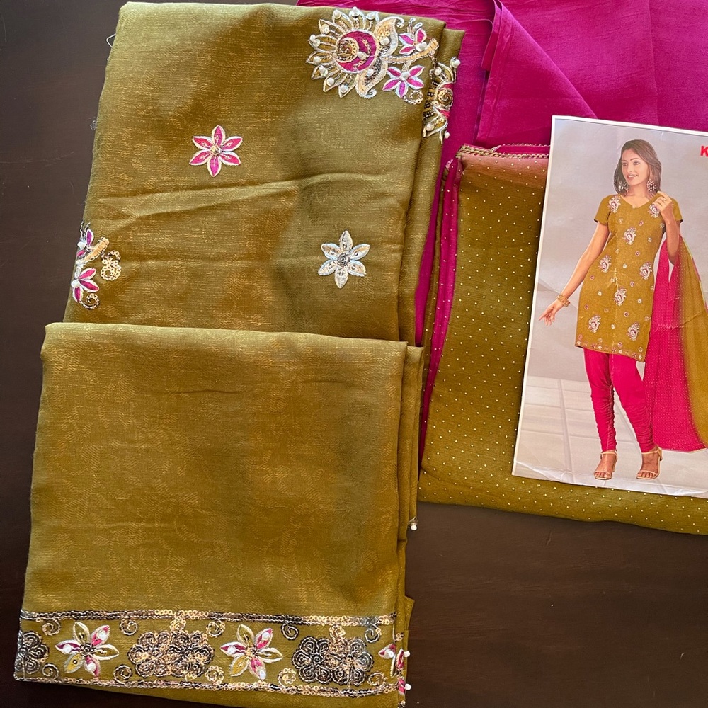 Unstitched Punjabi suits